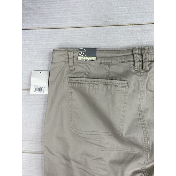 Wit & Wisdom Pants 12 Flex-ellent High Rise Utility Khaki Straight Leg NWT - Picture 9 of 10